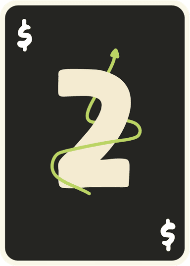 $2 price card